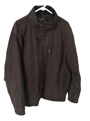 Cappotto con cerniera Michael Kors da uomo marrone Drk microfibra taglia XL