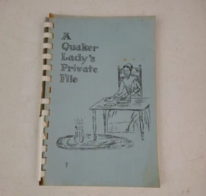 Quaker Lady's File New Garden Friends Meeting Guilford College NC Cookbook 1967 - Picture 1 of 10