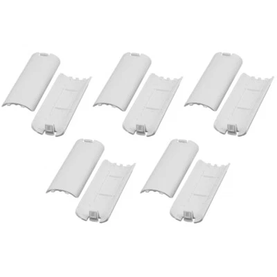 LOT 10xReplacement Battery Cover Shell Case Clip for Wii Remote Controller White