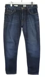 PEPE JEANS Regular Waist Jeans Men's W31/~L30 Tapered Blue Whiskers Stretch - Picture 1 of 10