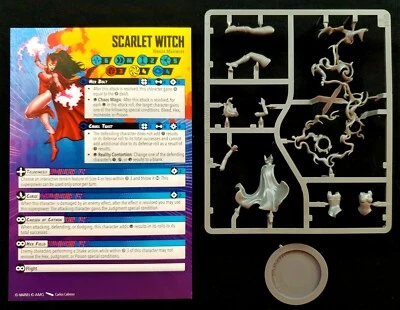 Marvel Crisis Protocol Bruja Escarlata con Reglas + Base, SIN Fichas ni Cartas Tácticas Foto 1 de 3