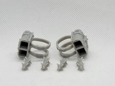 3d Printed METAL HEAD LEG  LAUNCHERS 1:12 6" GI Joe Classified/Marvel Legend Cover
