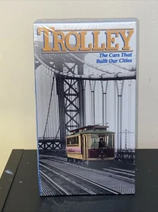 SEALED VHS Trolley - The Cars That Built Our Cities ( 1992) Atlas Video - Picture 1 of 3