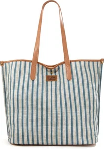 Bolso de hombro Montana West & Lee grande para mujer de gran capacidad - azul Sripe - Imagen 1 de 8