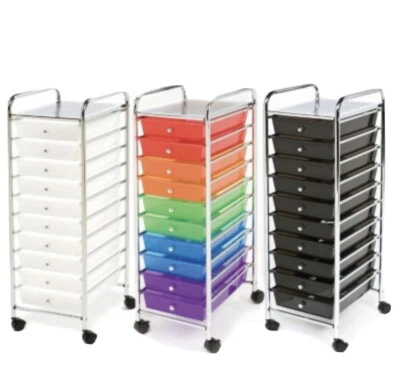 Carro organizador enrollable Seville Classics, 10 cajones (elige color) Foto 1 de 4