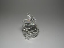 The Crystal Zoo Hippo With Mouth Open Crystal Miniature 1.75" Silver Deer Figure