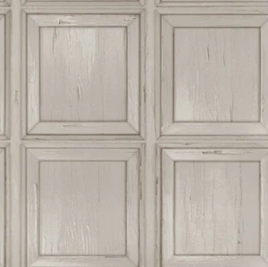 Papel pintado Rasch 214529 gris topo elegante madera casetes pared Shabby Chic vintage - Imagen 1 de 4
