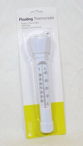 9 inch Kokido Pool or Spa Floating Thermometer ABS Body / Cord to Secure NEW - Picture 1 of 1