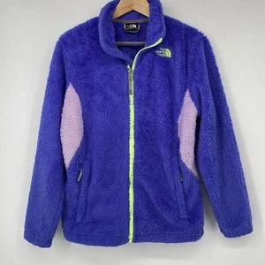 The North Face Girls Fuzzy Teddy Bear Full Zip Jacket Coat Size XL (18) - Picture 1 of 8