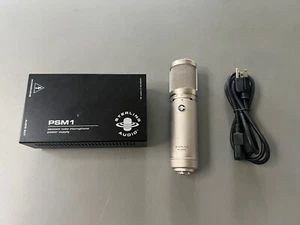 STERLING AUDIO ST-66 CLASS-A TUBE LARGE DIAPHRAGM CARDIOID CONDENSER MIC + PSM1 - Picture 1 of 10