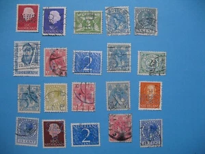 Lot de timbre, NEDERLAND PAYS-BAS timbre perforé, Stamp Perfin, TBE, à Voir - Picture 1 of 2