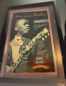 John Lee Hooker - Trouble Blues - Cassette✨Sealed✨ - Picture 1 of 3