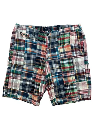Vintage Patchwork Quilt Gap Men’s Shorts Size 36 Multicolored Preppy Golfer Y2K - Image 1 of 4