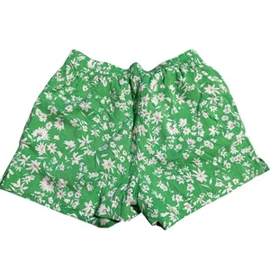 RVCA Sawyer Öko Viskose Shorts, klassisch geblümt grün, Damengröße 10, neu mit Etikett - Bild 1 von 6