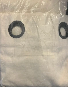 Pottery Barn Emery Leinen Öse Lichtfilter Vorhang 50x96 Elfenbein - Bild 1 von 1