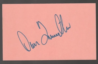 Danny Dan Frisella (d.1977) Signed 3x5 Index Card JSA 1969 Mets Died at Age 30 - Image 1 of 2