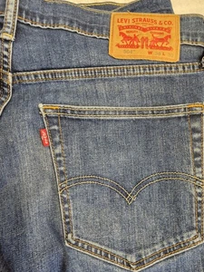 Pantalones de mezclilla azules para hombre Levi’s 504 36x32 (38x31)  - Imagen 1 de 12
