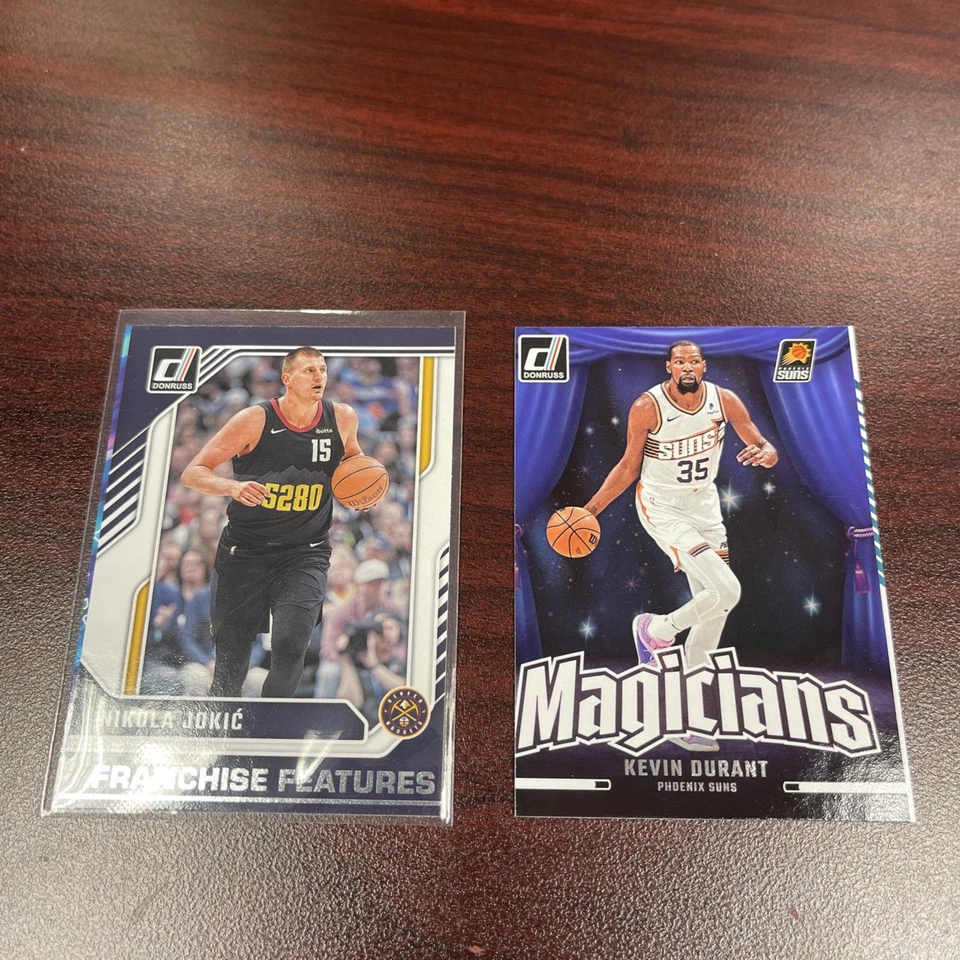 24-25 Panini Donruss Magician Franquicia Característica Kevin Durant Nikola Jokic ERROR  Foto 1 de 4