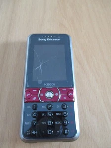 Sony Ericsson K660i schwarz / weinrot Ersatzteilspender - Bild 1 von 6