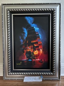 Michael Godard IT’S KRAKEN Giclee Hand Embellished Signed on Canvas #/200 - Picture 1 of 8