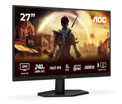 AOC AGON Q27G4ZE 27" Fast IPS QHD 240Hz 0.3ms Gaming Monitor Q27G42ZE - Image 1 of 2