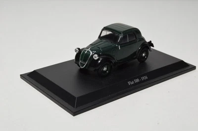 B69 1:43 ALTAYA IXO ATLAS FIAT 500 1936 VERDE SOBRE ZÓCALO EXC. COND. Foto 1 de 4