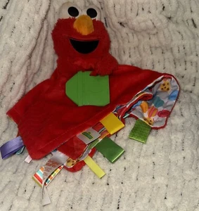 Red Elmo Sesame Street Lovey Security Blanket Bright Starts Taggies Teether - Picture 1 of 4