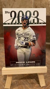 2024 Topps Series 1 - 2023 Greatest Hits #23GH-23 Royce Lewis - Picture 1 of 2