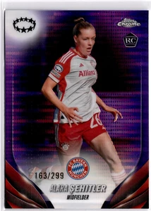 Alara Sehiltler 2023-24 Topps Chrome Women's Purple Refractor #75 Bayern 163/299 - Picture 1 of 2