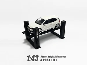 1:43 4 Post Ramp Lift Scale Model Cars Garage Diorama Accessories 3 Height - Picture 1 of 4