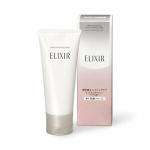 Shiseido ELIXIR WHITE Face Wash Purify Cleansing Foam Makeup Remover 145g JAPAN