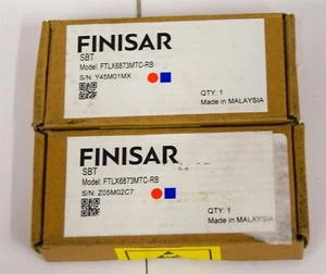 (2) Finisar FTLX6873MTC-RB FS 10G SFP+ Transceivers (021324) - Picture 1 of 1