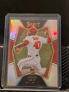 Josiah Grey RC 2022 Select Priemier Level Silver Prizm # #102 Nationals - Picture 1 of 2