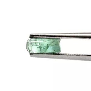 7mm verde blu indicolite tormalina cristallo naturale grezzo pietra preziosa Afghanistan - Foto 1 di 4