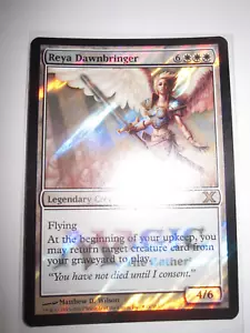 MTG MAGIC REYA DAWNBRINGER PROMO TOURNAMENT HOLOFOIL CARD N/MINT ENGLISH 35/383 - Picture 1 of 3