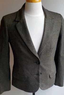 Traje Falda Trina Turk Espiga Negro/Marrón Talla 8 Hecho en EE. UU. Foto 1 de 4