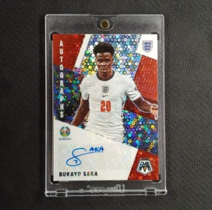 2020 Panini Mosaic UEFA Euro Autographs #AM-BS Bukayo Saka Mosaic Circles Auto - Picture 1 of 1