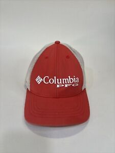 Houston Cougars Hat Cap Fitted Stretch Flexfit S/M Red White Columbia PFG NCAA