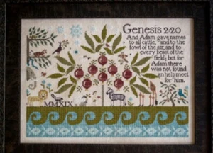 Adam Names the Animals - Plum Street Samplers New Chart - Picture 1 of 1