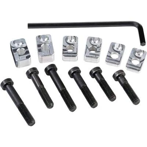 Rialzo manubrio Moose Racing nero/cromato per Husqvarna 250 FE 4T 2013-2025 - Picture 1 of 1