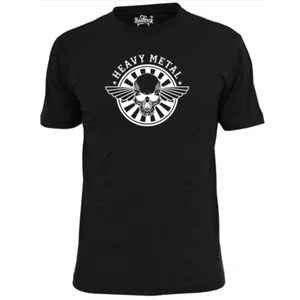 Camiseta de calavera alada de metal pesado para hombre Metallica Megadeth Maiden Pagan - Imagen 1 de 2