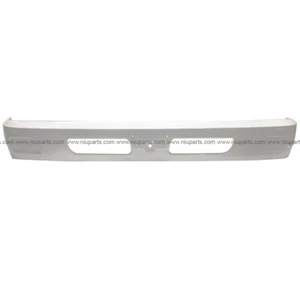 Bumper Metal White Fit: Mitsubishi FUSO FE125, FE140, FE145, FE180, FE83D, FE84D - Picture 1 of 4