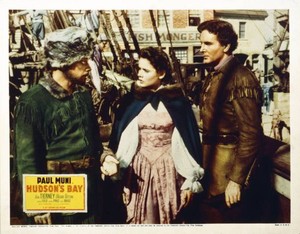Hudson's Bay Lobby Card Paul Muni Gene Tierney John Sutton 1941 Old Photo