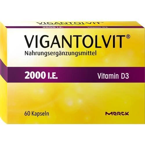 PROCTER & GAMBLE GMBH VIGANTOLVIT 2000 I.E. Vitamin D3 Weichkapseln 60 St PZN 12423852