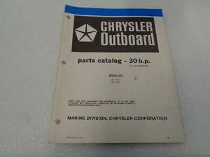Chrysler Service Parts Catalog 1981 30 HP                    - Bild 1 von 2
