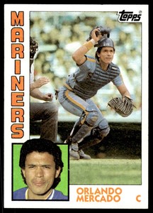 1984 MLB Topps Orlando Mercado Rookie Seattle Mariners #314