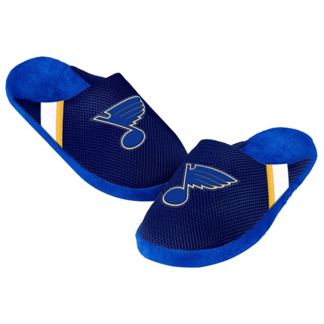 st louis blues house slippers