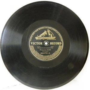 FRANCISCO DADDI 1906 Victor 62670 CANCIONES NAPOLITANAS 78 RPM DISCO - Imagen 1 de 2