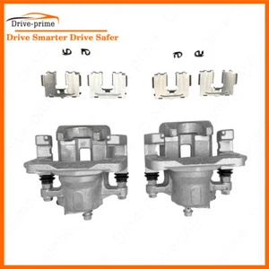 2Pcs Rear Disc Brake Calipers w/ Brackets Assembly for 2006 - 2012 Toyota RAV4 - Picture 1 of 9