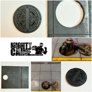 Unpainted Cast Resin Diorama Pavement. 1/6, Neca, SH fig, Marvel Legends, Mezco - Picture 1 of 8